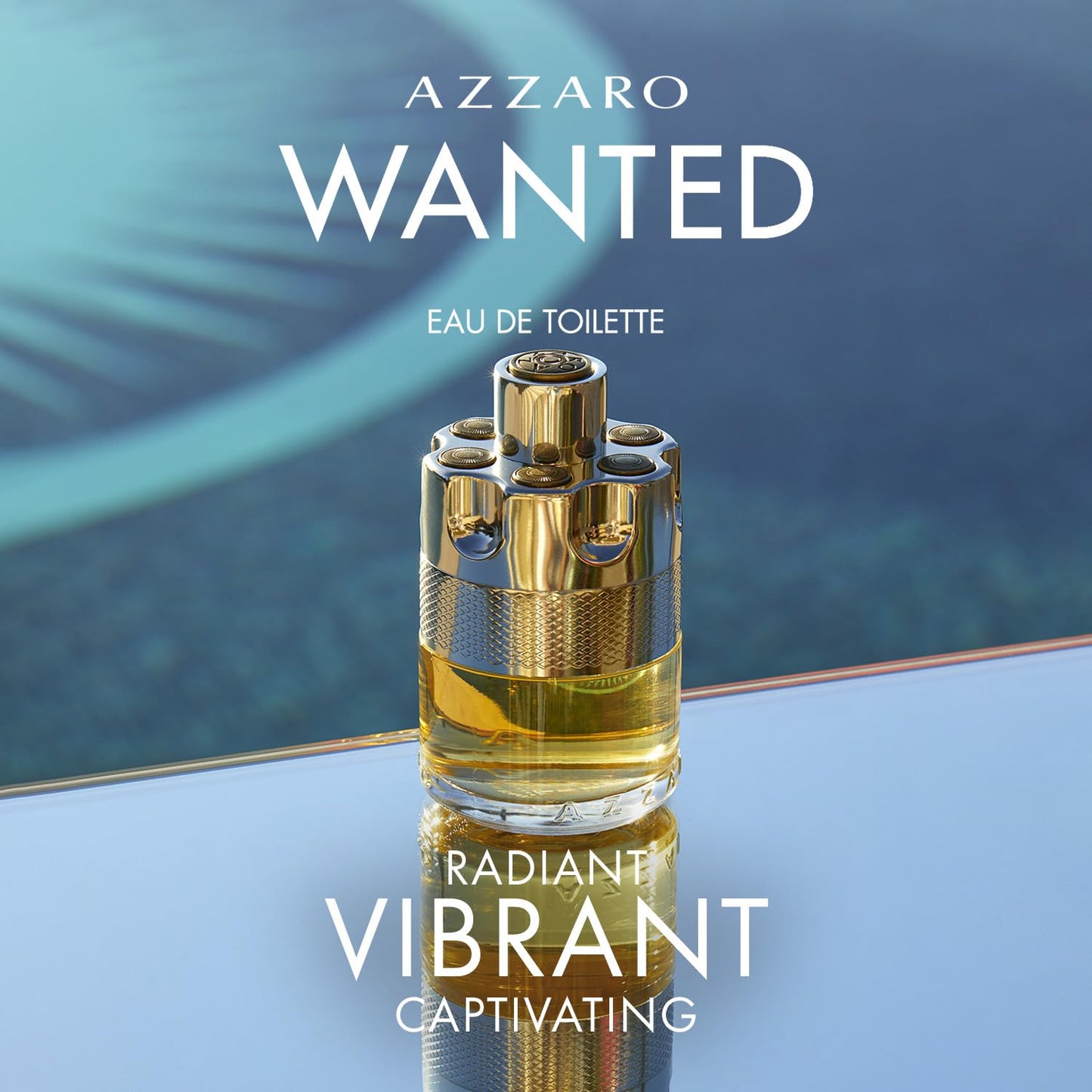 Azzaro Wanted Eau de Toilette - Vibrant & Irresistible Mens Cologne - Woody, Citrus & Spicy Fragrance - Fresh Notes of Cardamom, Lemon, Vetiver - Everyday Wear - Luxury Perfumes for Men