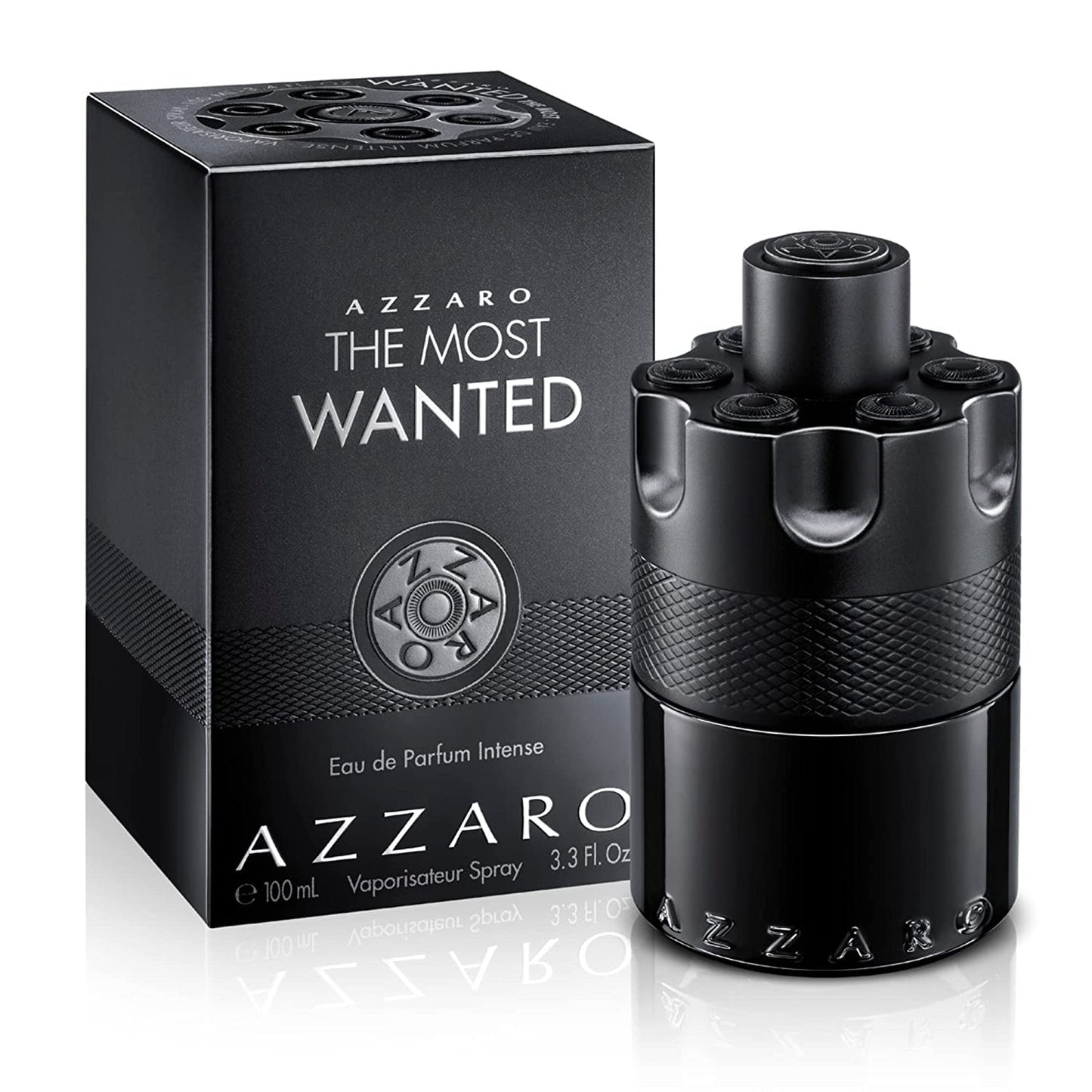 Azzaro The Most Wanted Eau de Parfum Intense - Woody & Seductive Mens Cologne - Fougère, Ambery & Spicy Fragrance for Date Night - Lasting Wear - Luxury Perfumes for Men 3.38 FL oZ