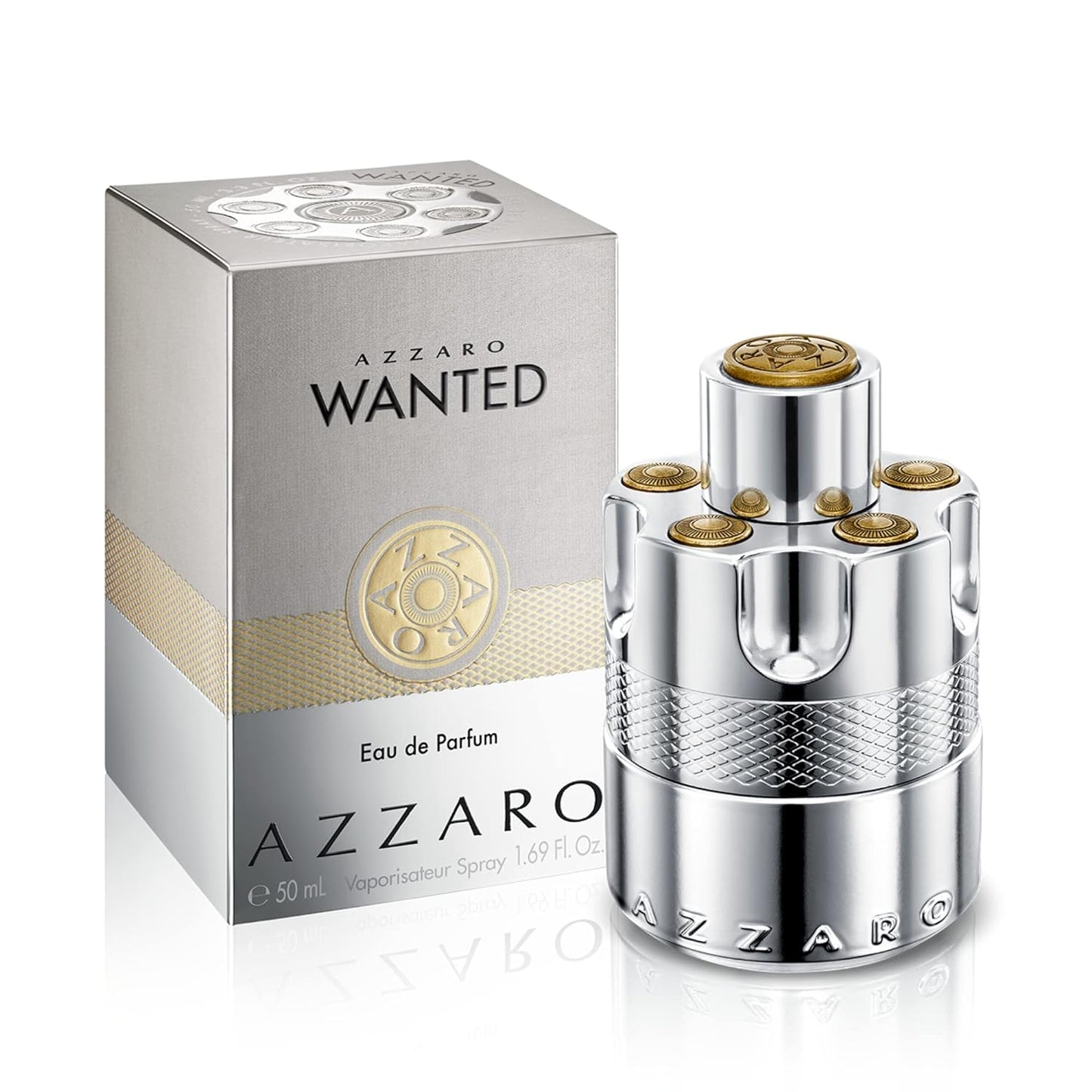 Azzaro Wanted Eau de Parfum - Energizing & Intense Mens Cologne - Woody, Aromatic & Spicy Fragrance - Fresh Notes of Juniper Berries, Sage, Vetiver - Lasting Wear - Luxury Perfumes for Men