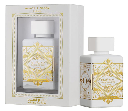 Bade'e Al Oud (Honor & Glory) Eau de Parfum Spray For Men and Women - With Notes Of Turmeric, Cinnamon, Black Pepper, Benzoin - 3.4 Oz