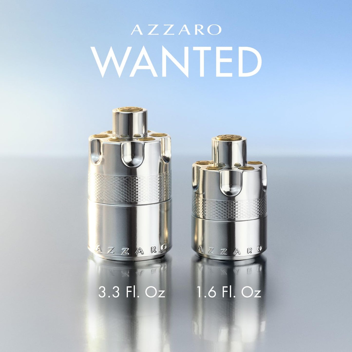 Azzaro Wanted Eau de Parfum - Energizing & Intense Mens Cologne - Woody, Aromatic & Spicy Fragrance - Fresh Notes of Juniper Berries, Sage, Vetiver - Lasting Wear - Luxury Perfumes for Men