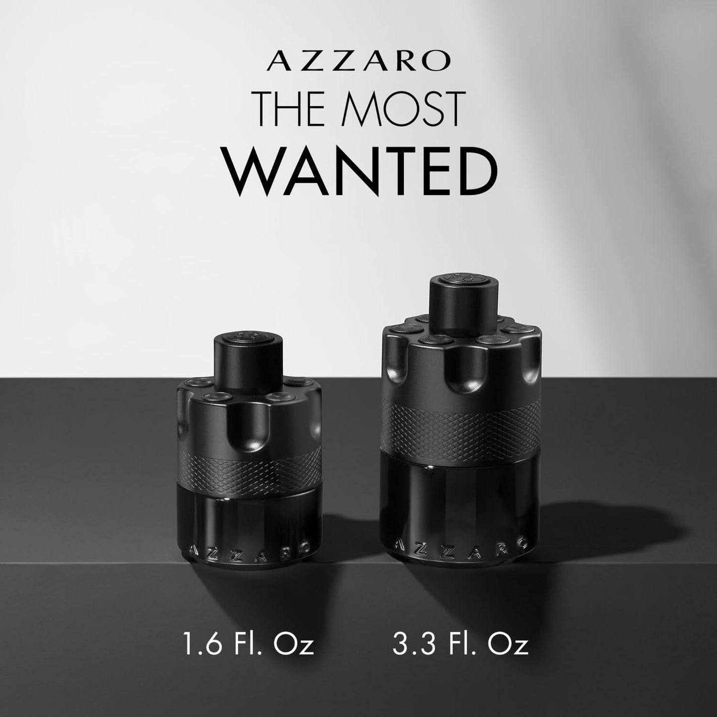 Azzaro The Most Wanted Eau de Parfum Intense - Woody & Seductive Mens Cologne - Fougère, Ambery & Spicy Fragrance for Date Night - Lasting Wear - Luxury Perfumes for Men 3.38 FL oZ